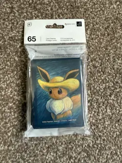 Pokemon Center × Van Gogh Museum: Eevee Inspired Straw Hat Card Sleeves (65) - Image 1
