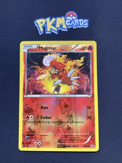 Pokemon TCG Magmar Generations 16/83 Reverse Holo LP. - Image 1