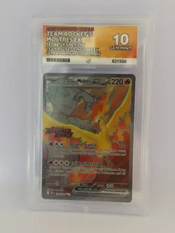 Pokemon Team Rockets Moltres 208/182 Stamped UPC Promo - ACE 10 - Image 1