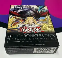 YuGiOh! The Chronicles Deck: The Fallen & The Virtuous All-Foil 1ST Edition NEW - Image 1
