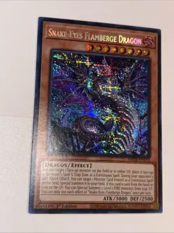 Yugioh! Snake-Eyes Flamberge Dragon - MP24-EN113 - Prismatic Secret Rare - 1st E - Image 2