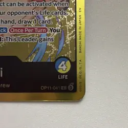 Nami OP11-041 Leader Foil 5000 Power Straw Hat Crew One Piece CCG Bandai - Image 2