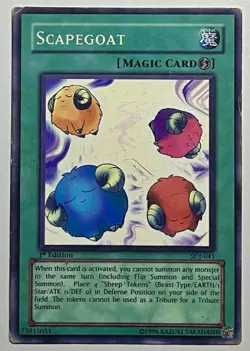 Scapegoat SDJ-041 (HP) 1st Edition Common 2002 Yu-Gi-Oh! Card TCG - Image 1