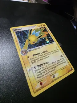 Pokemon TCG Jolteon Unseen Forces Holo Card 8/115 Rare - Image 1