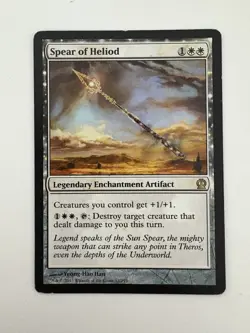 Spear of Heliod MTG Magic the Gathering Card LP Lightly Played THS - Image 1