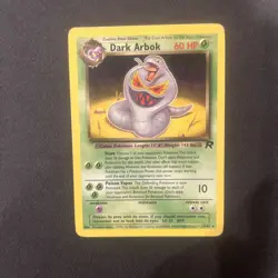 Pokemon Dark Arbok TCG Team Rocket Card 19/82 Regular Rare Non-Holo - Image 1