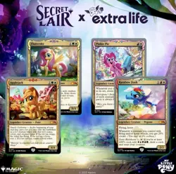 MTG MAGIC Secret Lair Drop Series: Ponies - The Galloping 2 Extra Life 2023 Foil - Image 1