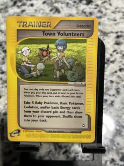Town Volunteers 136/147 Pokemon Aquapolis – Common – Lightly Played - Image 1