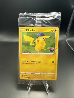 Pokemon Sealed Pikachu 028/078 Pokemon Go Holofoil Promo - Image 1