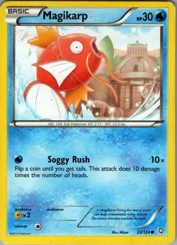 Magikarp 23/124 Common - Pokemon TCG B&W 6: Dragons Exalted - Regular (LP) - Image 1