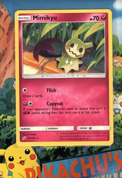 Pokemon TCG Mimikyu 112/181 Team Up Non Holo Rare NM/M - Image 1