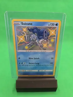 Pokemon TCG Suicune Shining Fates SV022/SV122 Holo Shiny Holo Rare - Image 1