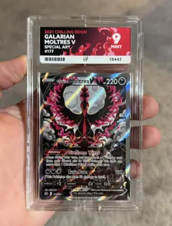 Pokemon Galarian Moltres V 177/198 Alt Art Chilling Reign ACE 9 - Image 3