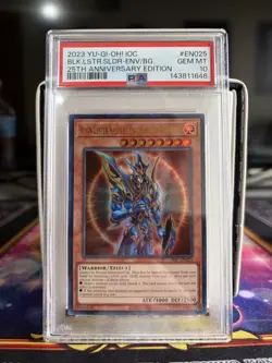 PSA 10 UNLIMITED BLACK LUSTER SOLDIER - ENVOY OF THE BEGINNING IOC-EN025 YUGIOH - Image 1