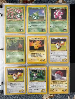 Vintage Pokemon Gym Challenge & Gym Heroes Lot (86 Cards) – Erika, Brock, Misty - Image 1