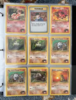 Vintage Pokemon Gym Challenge & Gym Heroes Lot (86 Cards) – Erika, Brock, Misty - Image 3