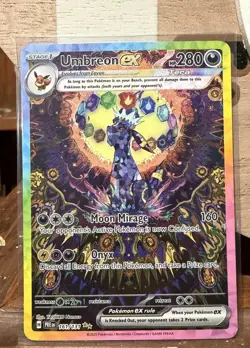 Pokemon TCG Prismatic Evolutions Umbreon EX Card 161/131 - Image 1