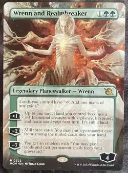 Wrenn and Realmbreaker (Borderless Alternate Art) [March of the Machine #322] - Image 1
