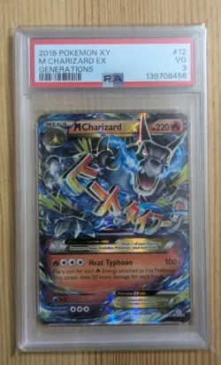 2016 Pokemon XY Generations #12 M Charizard EX PSA 3 VG - Image 1
