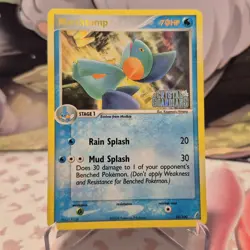 MARSHTOMP - 24/100 - EX CRYSTAL GUARDIANS - HOLO STAMPED - POKEMON CARD LP/MP - Image 1