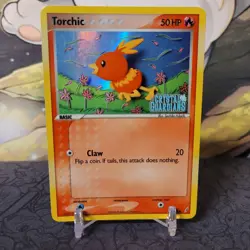 Pokemon TCG Torchic EX Crystal Guardians 65/100 Holo STAMPED MP - Image 1