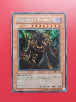 IOC-111 Yu-Gi-Oh! Invader of Darkness Secret Rare Original Card - Image 1