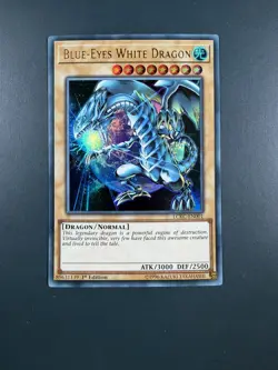 Yugioh - Blue-Eyes White Dragon - Ultra Rare - LCKC - 1st - Image 1