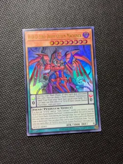 Yugioh Asian English D/D/D Zero Doom Queen Machinex DOOD-AE003 Ultra rare NM - Image 1