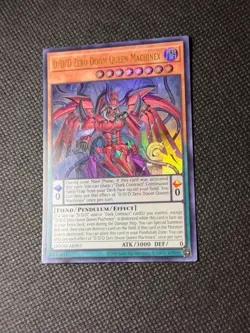 Yugioh Asian English D/D/D Zero Doom Queen Machinex DOOD-AE003 Ultra rare NM - Image 2