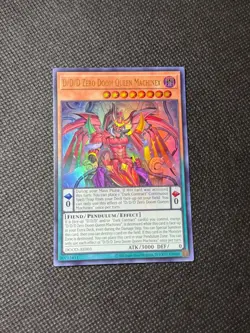 Yugioh Asian English D/D/D Zero Doom Queen Machinex DOOD-AE003 Ultra rare NM - Image 3