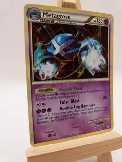 Pokemon Holo Rare Card : Metagross 4/95 ( Unleashed Set) - Image 2