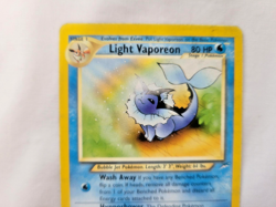 2000 Pokemon Vintage Uncommon Card - Light Vaporeon (52/105) Neo Destiny MP - Image 4