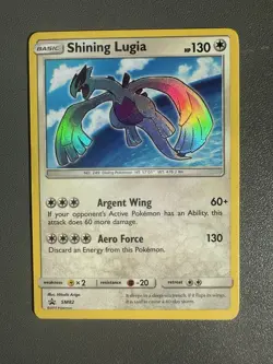 Pokemon TCG Shining Lugia SM82 Sun Moon Black Star Promo Card English NM/LP - Image 1