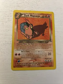 Pokemon TCG Dark Magcargo 18/105 Neo Destiny Rare LP - Image 1