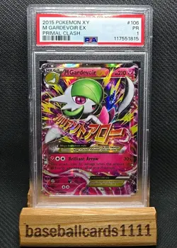 M GARDEVOIR EX #106 PSA 1 • 2015 POKEMON XY PRIMAL CLASH P2 - Image 1