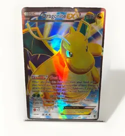 Pokemon Dragonite EX Full Art Ultra Rare Holo XY Furious Fists 108/111 - Image 1