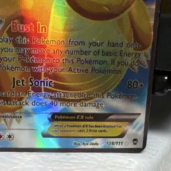 Pokemon Dragonite EX Full Art Ultra Rare Holo XY Furious Fists 108/111 - Image 2