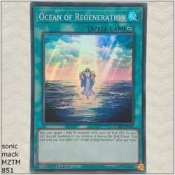 Ocean of Regeneration - MZTM-EN036 - Super Rare 1st Edition Yugioh - Image 1