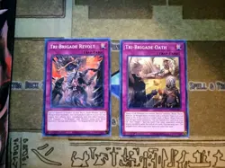YUGIOH TCG TRI-BRIGADE OATH + TRI-BRIGADE REVOLT PHRA COMMON 1ST EDITION - Image 1