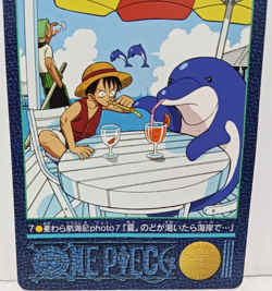 One Piece Visual Adventure Straw Hat No.7 One Bandai Carddass Cards - Image 3