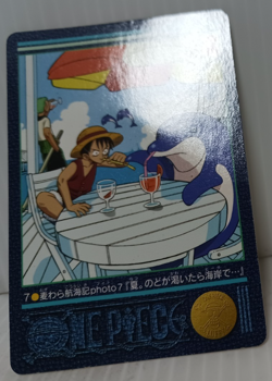 One Piece Visual Adventure Straw Hat No.7 One Bandai Carddass Cards - Image 5