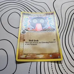 Shellder 63/101 EX Dragon Frontiers Reverse Holo Stamped Pokemon Card 2006 LP - Image 2