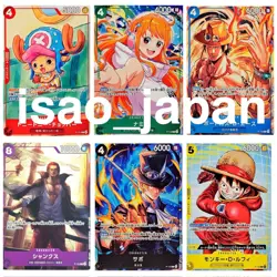 6 Card Luffy NAMI One Piece McDonald's 2025 Promo Cards Set Japan P-101〜P-106 - Image 1