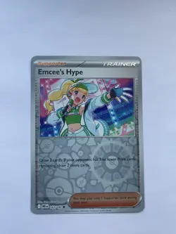 Pokemon Emcees Hype -163/182 2 Cards S&V Destined Rivals Reverse Holo Mint - Image 1