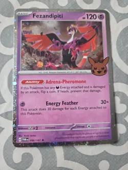 096/167 Fezandipiti : Rare Holo Card : Trick or Trade 2024 : Pokemon TCG - Image 1