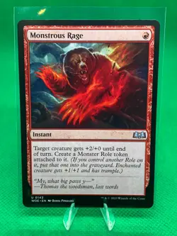 MTG - Monstrous Rage (WOE) - Image 1