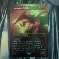 Magmatic Hellkite (Borderless) Tarkir Dragonstorm Foil Rare 380 - Image 1