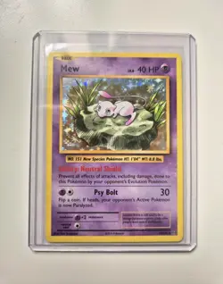 Mew 53/108 XY Evolutions Holo Rare Pokemon TCG Card Game - Image 1
