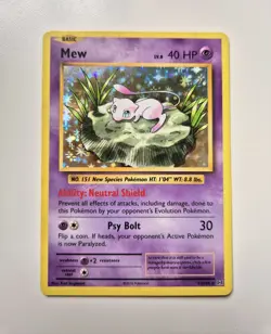 Mew 53/108 XY Evolutions Holo Rare Pokemon TCG Card Game - Image 2