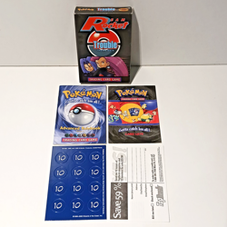 Pokemon WOTC 1999-2000 - Team Rocket Trouble Theme Deck - Empty Box +Inserts - Image 2
